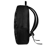 Black And White Wiccan Mystic Print 17 Inch Backpack