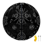 Black And White Wiccan Mystic Print Basketball