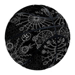 Black And White Wiccan Mystic Print Basketball
