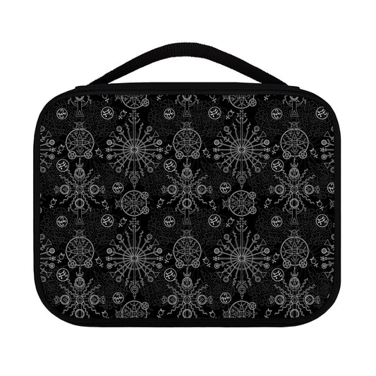 Black And White Wiccan Mystic Print Classic Bible Case
