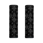 Black And White Wiccan Mystic Print Handle Covers