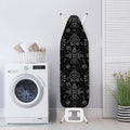 Black And White Wiccan Mystic Print Ironing Board Cover