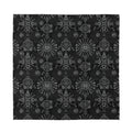 Black And White Wiccan Mystic Print Silk Bandana