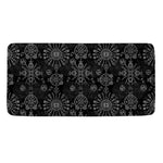 Black And White Wiccan Mystic Print Towel