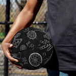 Black And White Wiccan Palmistry Print Basketball