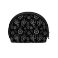 Black And White Wiccan Palmistry Print Coin Purse