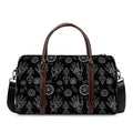 Black And White Wiccan Palmistry Print Duffel Bag