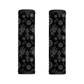 Black And White Wiccan Palmistry Print Handle Covers