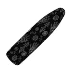Black And White Wiccan Palmistry Print Ironing Board Cover