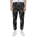 Black And White Wiccan Palmistry Print Joggers