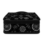 Black And White Wiccan Palmistry Print Small Lunch Bag