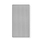 Black And White Windowpane Pattern Print Baby Crib Sheet