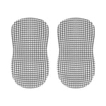 Black And White Windowpane Pattern Print Bar Stool Covers