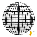 Black And White Windowpane Pattern Print Basketball