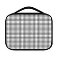 Black And White Windowpane Pattern Print Classic Bible Case