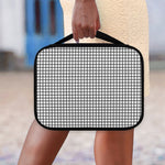 Black And White Windowpane Pattern Print Classic Bible Case