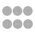 Black And White Windowpane Pattern Print Coaster Set