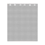 Black And White Windowpane Pattern Print Curtain