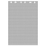 Black And White Windowpane Pattern Print Curtain