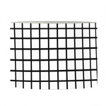 Black And White Windowpane Pattern Print Drum Lamp Shade
