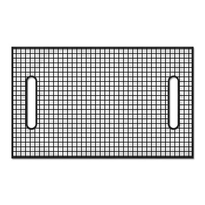 Black And White Windowpane Pattern Print Golf Cart Seat Cover