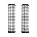 Black And White Windowpane Pattern Print Handle Covers