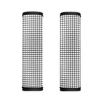 Black And White Windowpane Pattern Print Handle Covers