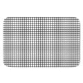 Black And White Windowpane Pattern Print Indoor Door Mat