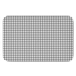 Black And White Windowpane Pattern Print Indoor Door Mat