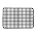 Black And White Windowpane Pattern Print Kitchen Mat