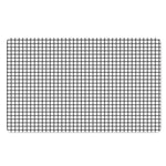 Black And White Windowpane Pattern Print Polyester Doormat