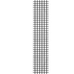 Black And White Windowpane Pattern Print Table Runner