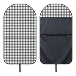 Black And White Windowpane Pattern Print Waterproof Car Seat Cover