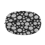 Black And White Yarn Pattern Print Car Side Mirror Covers