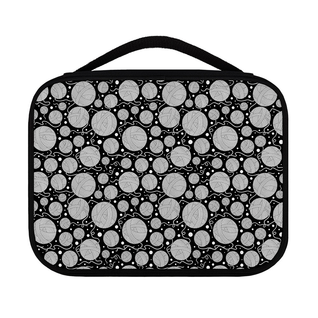 Black And White Yarn Pattern Print Classic Bible Case