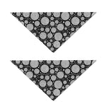 Black And White Yarn Pattern Print Dog Bandana