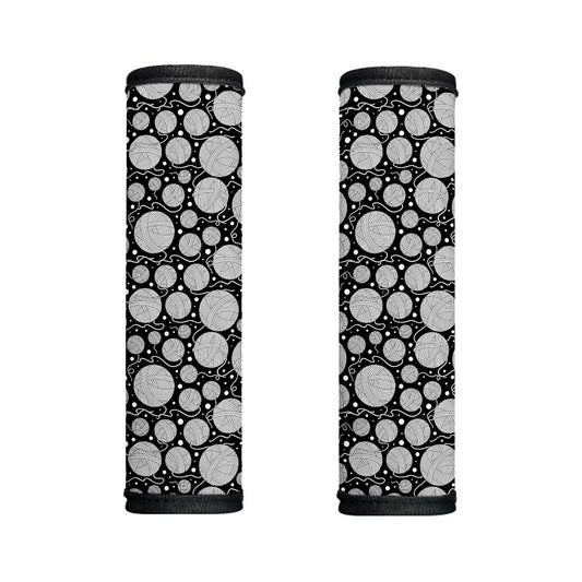 Black And White Yarn Pattern Print Handle Covers