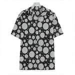 Black And White Yarn Pattern Print Hawaiian Shirt