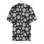 Black And White Yarn Pattern Print Hawaiian Shirt