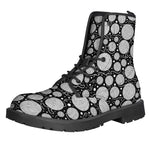 Black And White Yarn Pattern Print Backpack