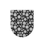 Black And White Yarn Pattern Print Toilet Lid Cover