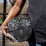 Black And White Yin Yang Mandala Print Basketball