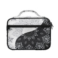 Black And White Yin Yang Mandala Print Briefcase Bible Bag