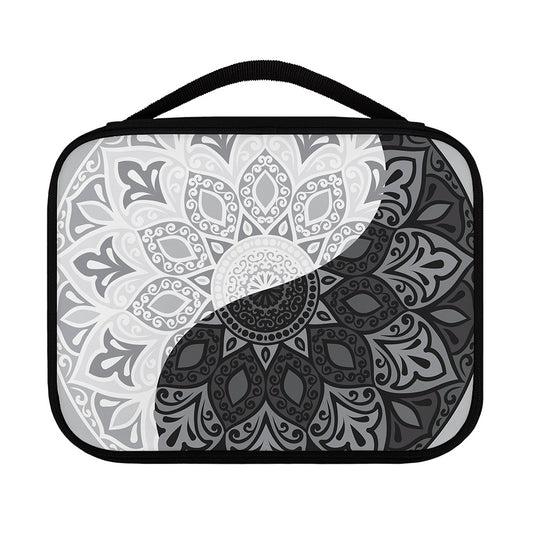 Black And White Yin Yang Mandala Print Classic Bible Case