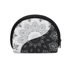 Black And White Yin Yang Mandala Print Coin Purse
