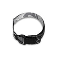 Black And White Yin Yang Mandala Print Dog Collar