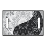 Black And White Yin Yang Mandala Print Golf Cart Seat Cover