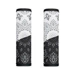Black And White Yin Yang Mandala Print Handle Covers