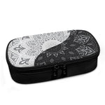 Black And White Yin Yang Mandala Print Insulin Cooler Travel Case
