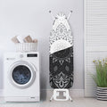 Black And White Yin Yang Mandala Print Ironing Board Cover